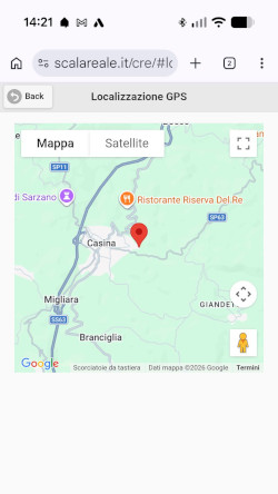 Localizzazione tramite mappa