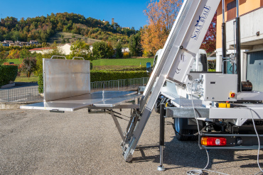 Sponde laterali aperte e rotazione